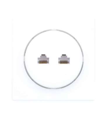 Fibaro Walli N socket-outlet 2 x RJ-45 White