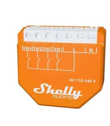 Shelly Qubino Wave i4 Smart switch 4-channel Z-Wave scene controller