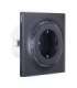 Fibaro FGWSONF-011-8 socket-outlet Type F Black