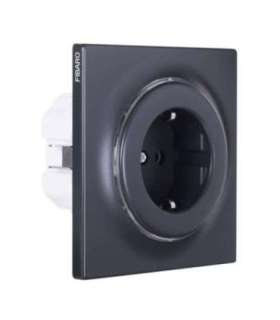 Fibaro FGWSONF-011-8 socket-outlet Type F Black