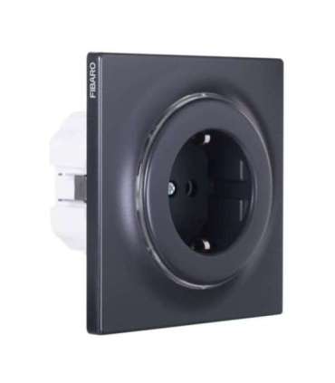 Fibaro FGWSONF-011-8 socket-outlet Type F Black