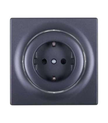 Fibaro FGWSONF-011-8 socket-outlet Type F Black
