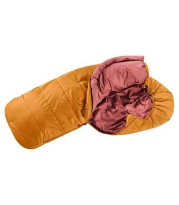 Deuter children's sleeping bag Starlight (130-170 cm) - maple-redwood