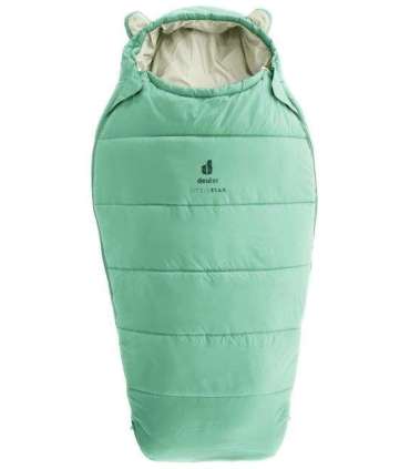 Deuter Little Star children's sleeping bag (95–130 cm) – spearmint/bone