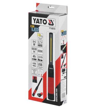 Yato YT-08518 work light Black LED 8 W
