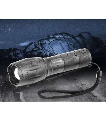 LED torch FL-600 with CREE XM-L2 18650 LED / 3x AAA (R03)