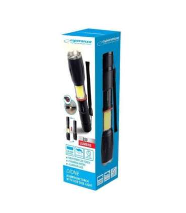 Esperanza Dione Black Hand flashlight LED