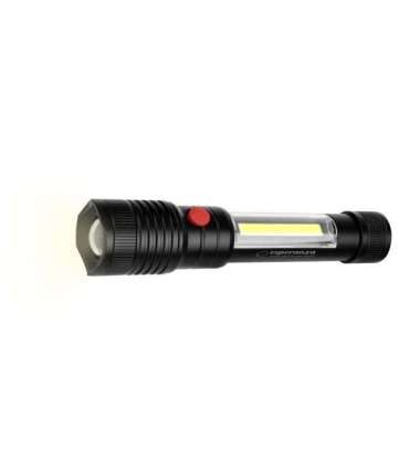 Esperanza Apate Black Hand flashlight LED