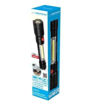 Esperanza Apate Black Hand flashlight LED