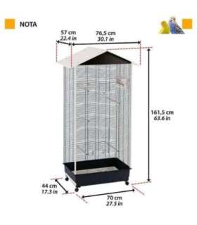 FERPLAST Nota Aviary  - 161,5 cm