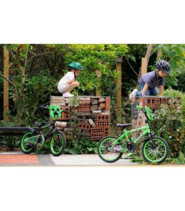 Huffy Minecraft 16" Bicycle, Green 21404W