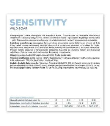 VET EXPERT Veterinary Diet Sensitivity Cat - wet food for cats - 100g