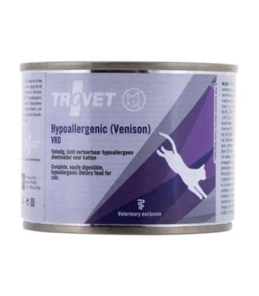 TROVET Hypoallergenic VRD with venison - wet cat food - 200g
