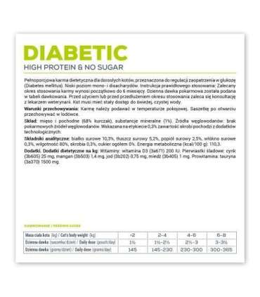 VET EXPERT Veterinary Diet Diabetic Cat - wet food for cats - 100g