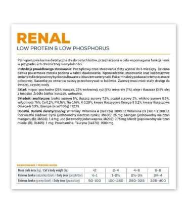 VET EXPERT Veterinary Diet Renal Cat - wet food for cats - 100g