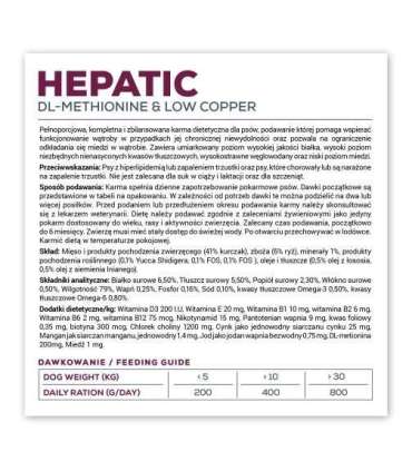 VET EXPERT Veterinary Diet Hepatic Dog - wet food for dogs - 400g