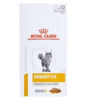 ROYAL CANIN Urinary S/O Moderate Calorie - wet cat food - 12 x 85g