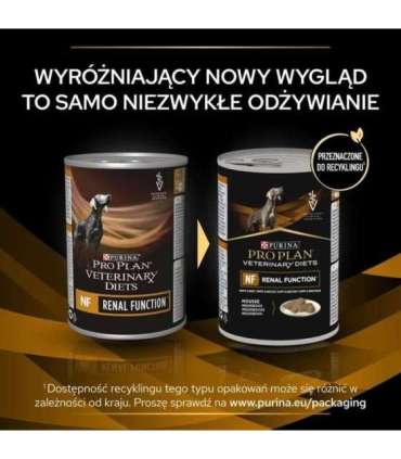 PURINA Pro Plan Veterinary Diets NF Renal Function - Wet dog food - 400 g