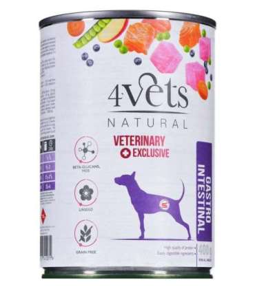 4VETS Natural Gastro Intestinal Dog - wet dog food - 400 g