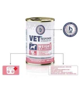 VET RESPONSE Weight balance - wet dog food - 400g