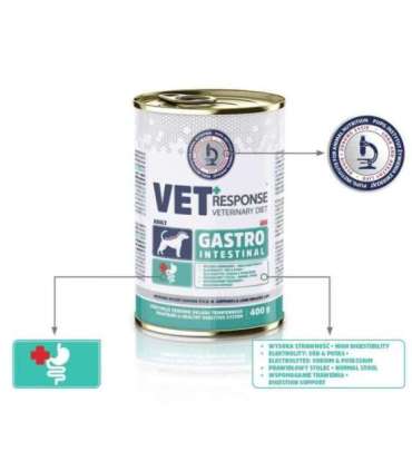 VET RESPONSE Gastrointestinal - wet dog food - 400g