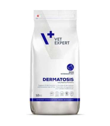 VET EXPERT Veterinary Diet Dermatosis Dog Salmon & Potato - dry dog food - 12 kg