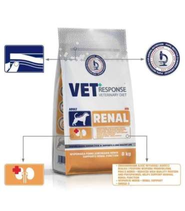 VET RESPONSE Renal - dry dog food - 8kg
