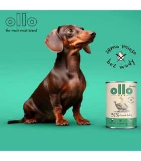 OLLO Umami Goose and turkey - wet dog food - 850g