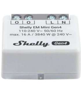 Inteligentny sterownik do pomiaru zużycia energii WiFi Shelly EM Mini Gen4