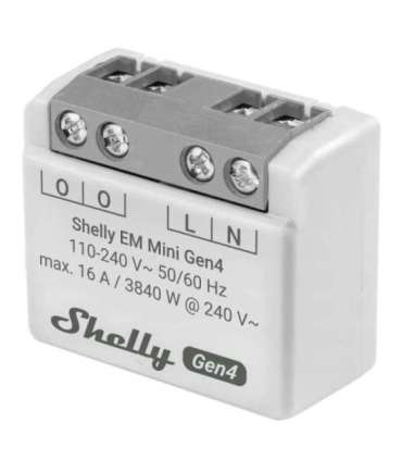 Inteligentny sterownik do pomiaru zużycia energii WiFi Shelly EM Mini Gen4