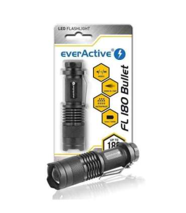LED handheld flashlight everActive FL-180 "Bullet" with CREE XP-E2 LED