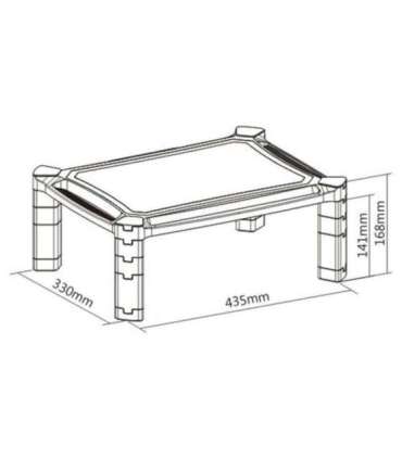 Techly Height-Adjustable Smart Stand ICA-MS 401
