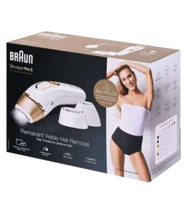 Braun Silk-expert Pro Silk·expert Pro 5 PL5267 Intense pulsed light (IPL) Gold, White