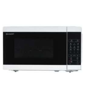 Sharp YC-MG02E-W microwave Countertop 20 L 800 W Blue, White