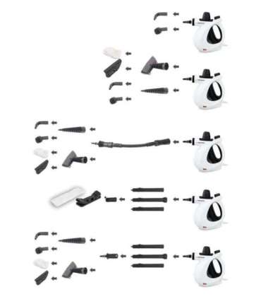 Esperanza EHS008 Steam Washer 0.35L Black, White 900W