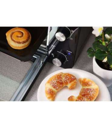 Blaupunkt EOM601 oven Black, Stainless steel