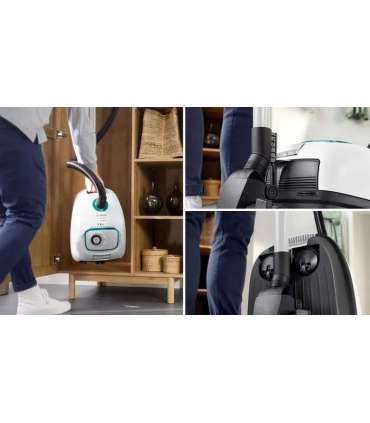 Bosch Serie 4 BGB41HYG1H 600 W white bagged vacuum cleaner
