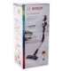 Bosch BBS711W stick vacuum/electric broom Bagless 0.3 L Black, Stainless steel, White
