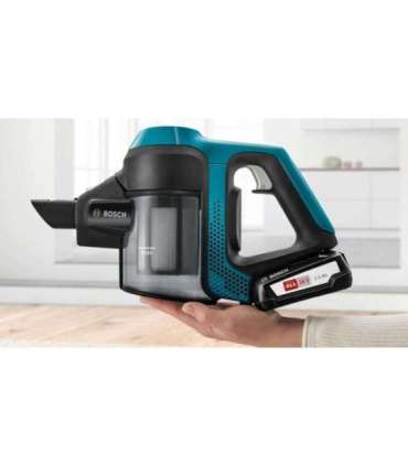 Bosch Serie 6 BBS611LAG stick vacuum/electric broom 2-in-1 stick vacuum Battery Dry Bagless 0.3 L Blue 2.5 Ah