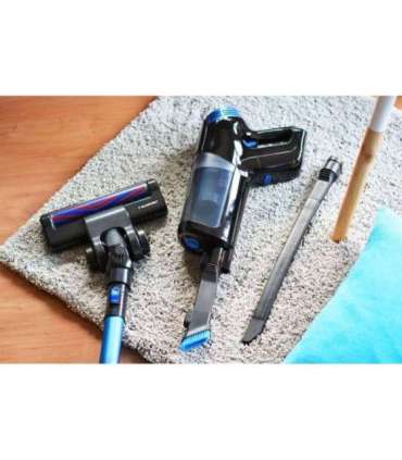 Blaupunkt VCH602BL stick vacuum/electric broom 2-in-1 stick vacuum Battery Dry Cyclonic Bagless 0.7 L 135 W Black, Blue