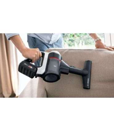 Bosch BSS711W stick vacuum/electric broom Battery Dry Bagless 0.3 L Black, Silver, White