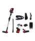 Bosch BBS711ANM stick vacuum/electric broom Bagless 0.3 L Black, Red, Stainless steel