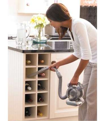 Black & Decker PD1820LF handheld vacuum Black, Chrome Bagless