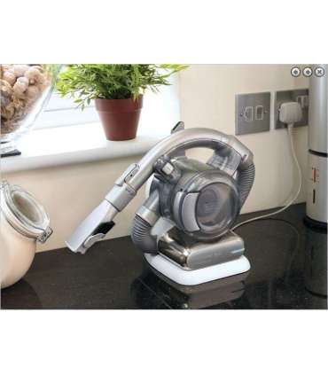 Black & Decker PD1820LF handheld vacuum Black, Chrome Bagless