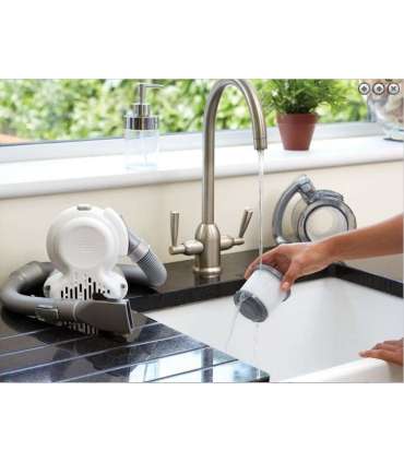 Black & Decker PD1820LF handheld vacuum Black, Chrome Bagless