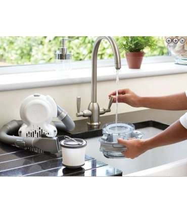 Black & Decker PD1820LF handheld vacuum Black, Chrome Bagless