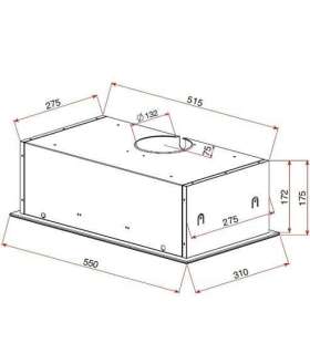 Teka GFG 2 WHITE 388 m³/h Built-under