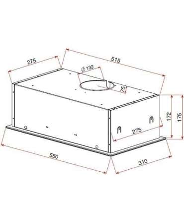 Teka GFG 2 WHITE 388 m³/h Built-under