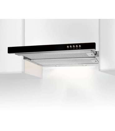 Akpo WK-7 Light Glass 50 Under-cabinet cooker hood Inox, Black