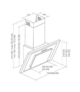 Akpo WK-4 Nero Eco 60 Wall-mounted White